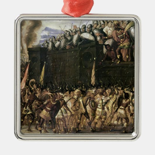 Montezuma Metalen Ornament (Voorkant)