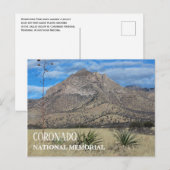 Montezuma Peak, Coronado National Memorial Briefkaart (Voorkant / Achterkant)