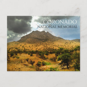 Montezuma Peak, Stormy Sky, Coronado Natl Memorial Briefkaart