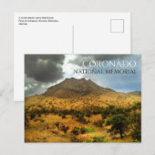 Montezuma Peak, Stormy Sky, Coronado Nl Monument Briefkaart (Voorkant / Achterkant)