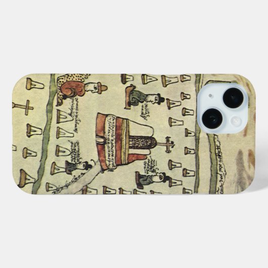 Montezuma's Aztec Empire, Antiek Wereldkaart, 1577 Case-Mate iPhone Case (Achterkant (horizontaal))