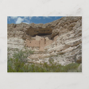 MONTEZUMAS CASTLE BRIEFKAART