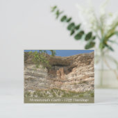 Montezuma's Castle Ruins Arizona Post Card Briefkaart (Staand voorkant)