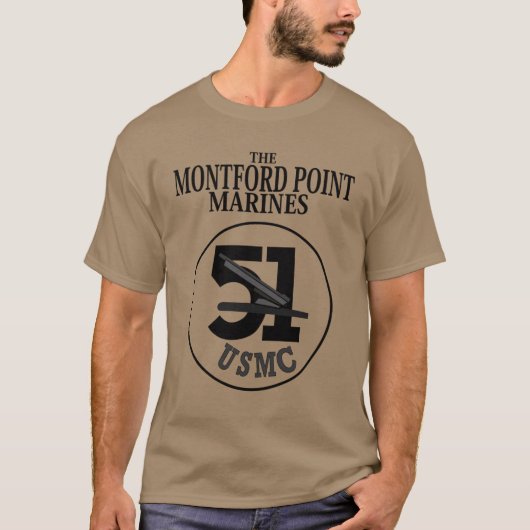 MONTFORD MARINES 51STE BATALJON T-SHIRT (Voorkant)