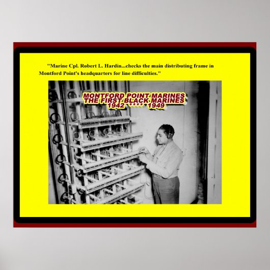 MONTFORD-PLAATSHOOFDKWARTERS POSTER (Voorkant)