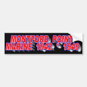MONTFORD PUNT MARINE BUMPERSTICKER (Voorkant)