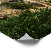 Montfort castle, Dordogne, Frankrijk Poster (Hoek)