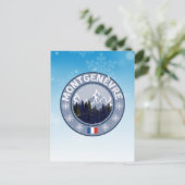Montgenèvre Briefkaart (Staand voorkant)