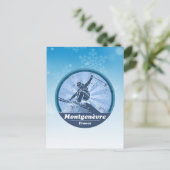 Montgenèvre Skieur Briefkaart (Staand voorkant)