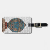 Montgolfier Aerostatque Hot Air ballon Bagagelabel (Voorkant horizontaal)