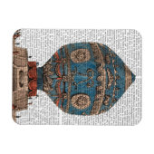Montgolfier Aerostatque Hot Air ballon Magneet (Horizontaal)