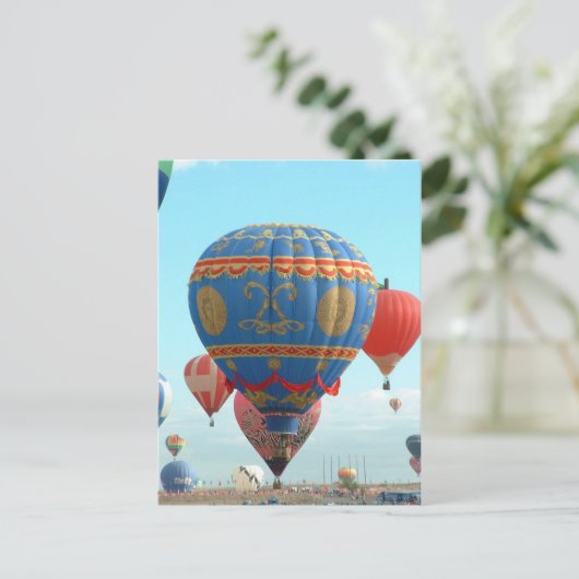 Montgolfier Briefkaart (Staand voorkant)