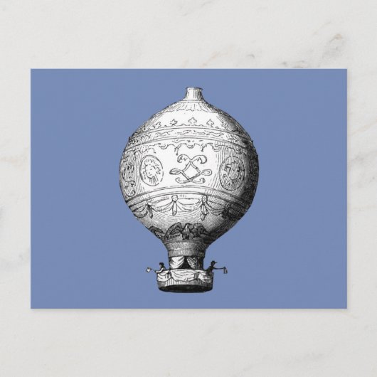 Montgolfier Hot Air ballon Briefkaart (Voorkant)