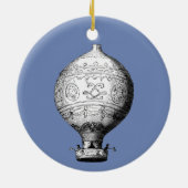 Montgolfier  Hot Air ballon Keramisch Ornament (Achterkant)