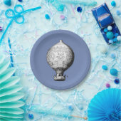 Montgolfier Hot Air ballon Papieren Bordje (Feest)