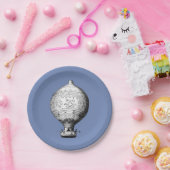 Montgolfier Hot Air ballon Papieren Bordje (Feest)