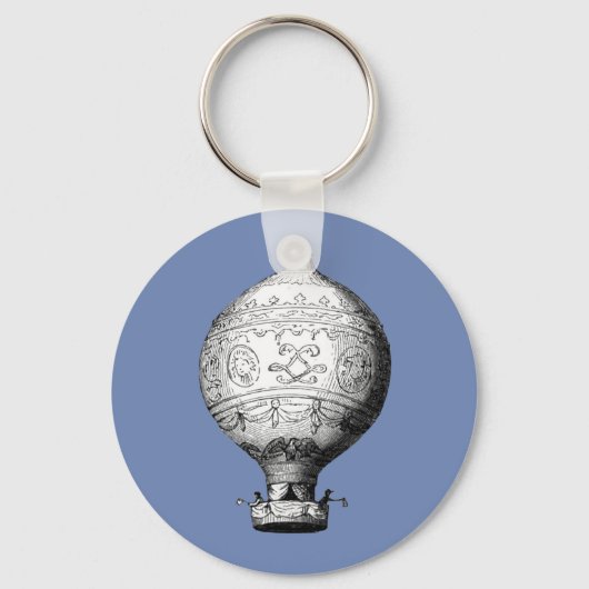 Montgolfier  Hot Air ballon Sleutelhanger (Voorkant)