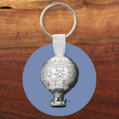 Montgolfier  Hot Air ballon Sleutelhanger (Voorkant)