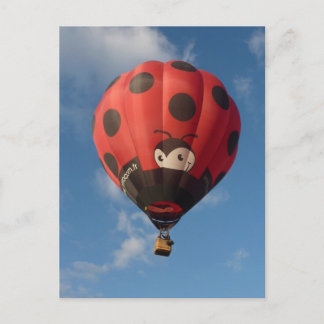 Montgolfiere - Warmluchtballon - Coccinelle Briefkaart