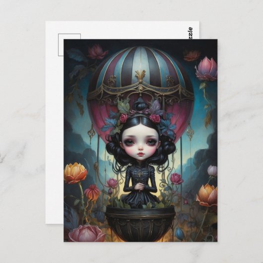 Montgolfire Briefkaart (Voorkant / Achterkant)