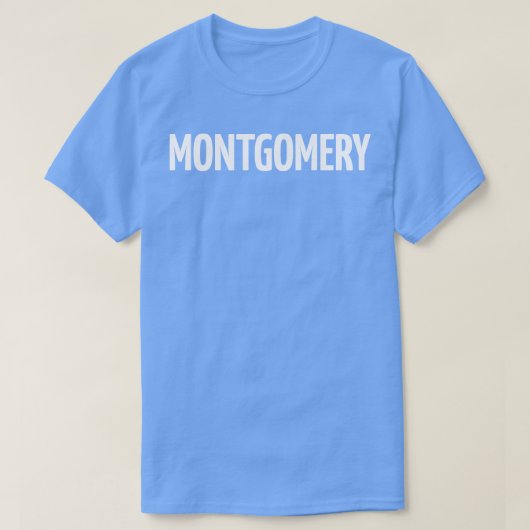 Montgomery 1 t-shirt (Design voorkant)