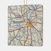 Montgomery AL  Map Keramisch Ornament (Links)