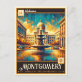 Montgomery, Alabama |  Briefkaart (Voorkant)