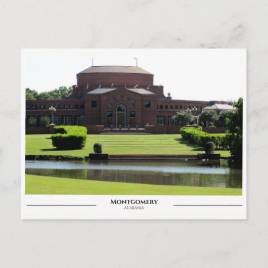 Montgomery Alabama Briefkaart (Voorkant)