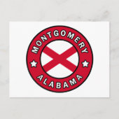 Montgomery Alabama Briefkaart (Voorkant)