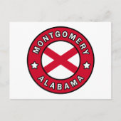 Montgomery Alabama Briefkaart (Voorkant)