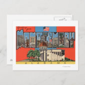 Montgomery, Alabama (Capital Bldg) Briefkaart (Voorkant / Achterkant)