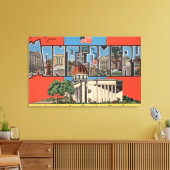 Montgomery, Alabama (Capital Bldg) Canvas Afdruk (Insitu (Woonkamer))