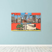 Montgomery, Alabama (Capital Bldg) Canvas Afdruk (Insitu (Houten vloer))