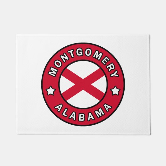 Montgomery Alabama Deurmat (Voorkant)