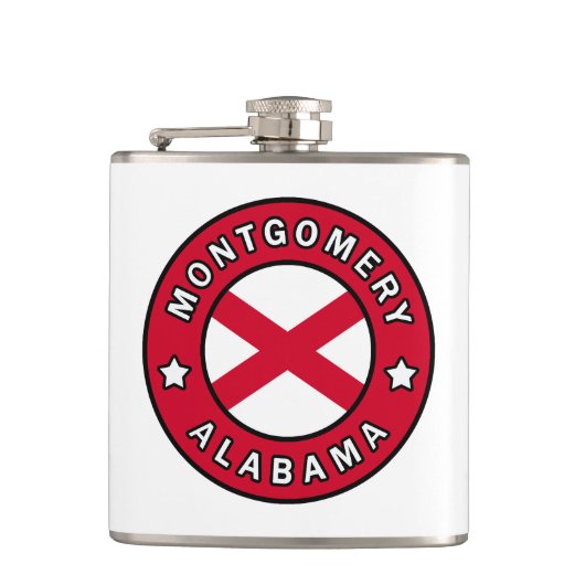 Montgomery Alabama Heupfles (Voorkant)