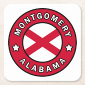 Montgomery Alabama Kartonnen Onderzetters (Voorkant)