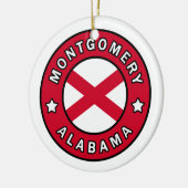 Montgomery Alabama Keramisch Ornament (Links)