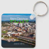 Montgomery, Alabama Kerstgroeten Sleutelhanger (Achterkant)