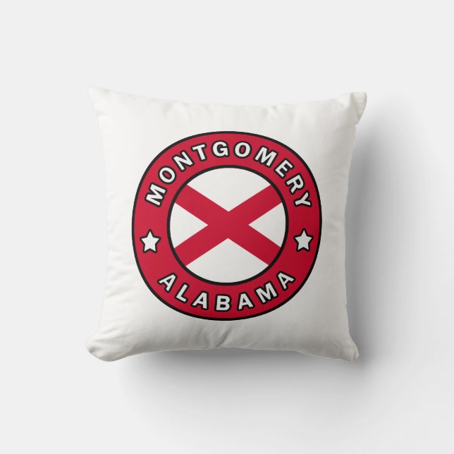 Montgomery Alabama Kussen (Voorkant)