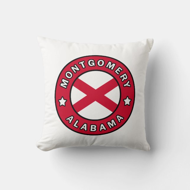 Montgomery Alabama Kussen (Voorkant)