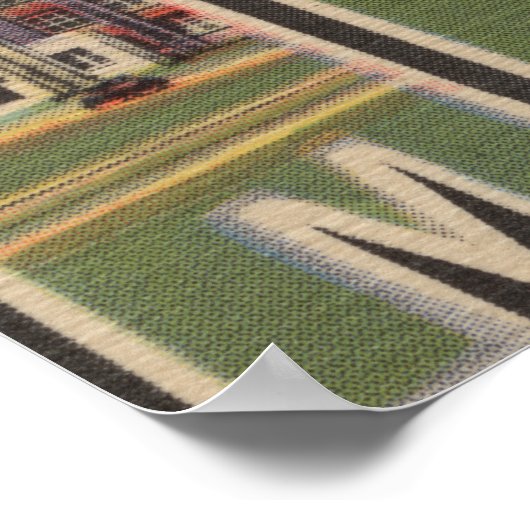 Montgomery, Alabama - Large Letter Scenes Poster (Hoek)