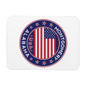 Montgomery, Alabama Magneet (Horizontaal)