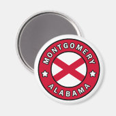 Montgomery Alabama Magneet (Voorkant / Achterkant)