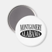 Montgomery Alabama Magneet (Voorkant / Achterkant)