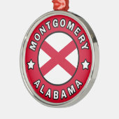 Montgomery Alabama Metalen Ornament (Links)