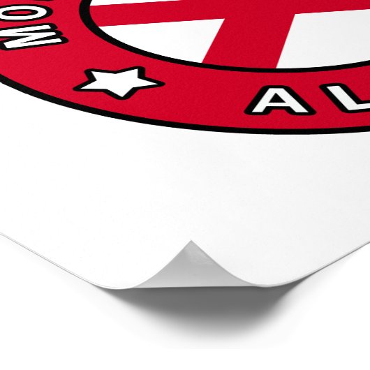 Montgomery Alabama Poster (Hoek)