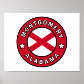 Montgomery Alabama Poster (Voorkant)