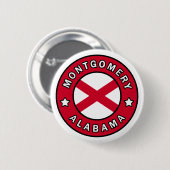 Montgomery Alabama Ronde Button 5,7 Cm (Voorkant /achterkant)
