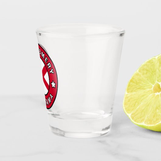 Montgomery Alabama Shot Glas (Rechts)