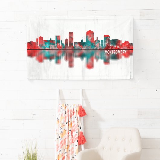 Montgomery Alabama Skyline Spandoek (Insitu)
